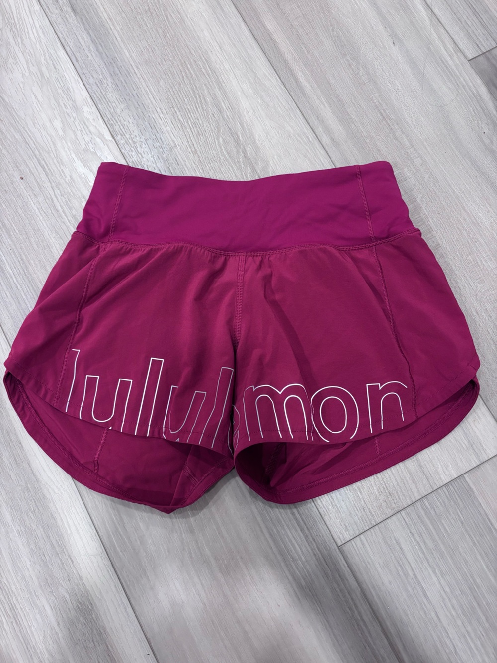 lululemon athletica Women’s Magenta Athletic Running Shorts